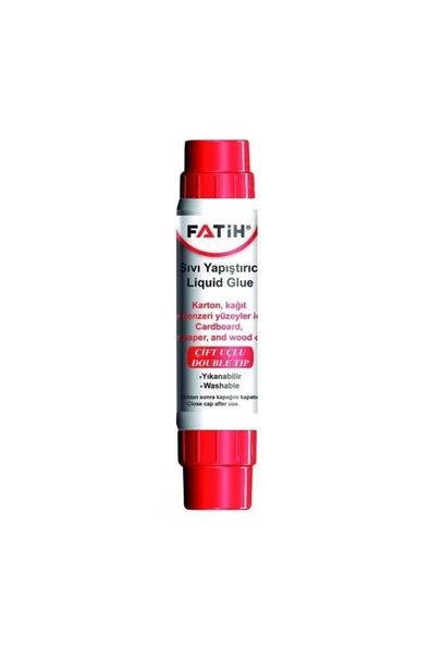 Sıvı Yapıştırıcı Solventsiz Çift Uçlu Şeffaf 30 ml 36230 - 24'lü Paket
