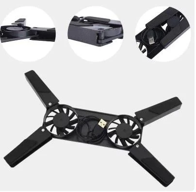 Katlanabilir Laptop Soğutucu 2 fanlı - 5