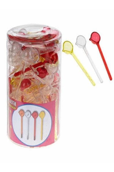 Şeker Kaşığı Derin Kristal renkli 3 adet