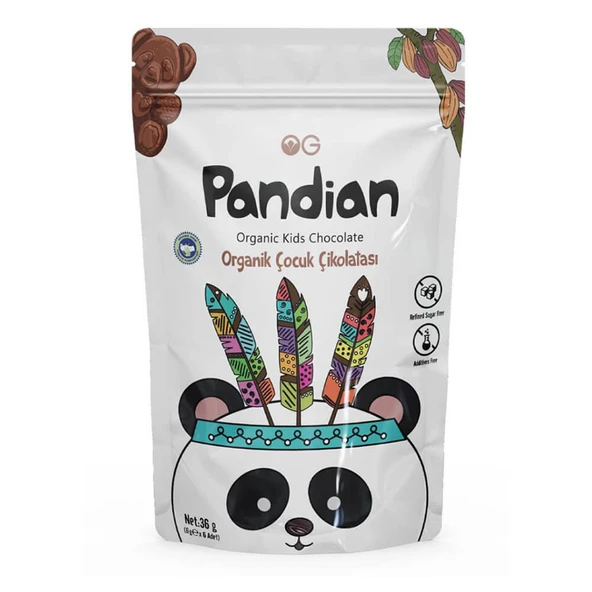 OG Organik Pandian Çikolata 1 Paket 36gr
