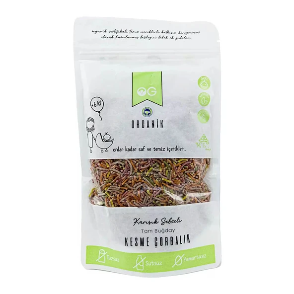 OG Organik Sebzeli Tam Buğday Kesme Çorbalık 200gr