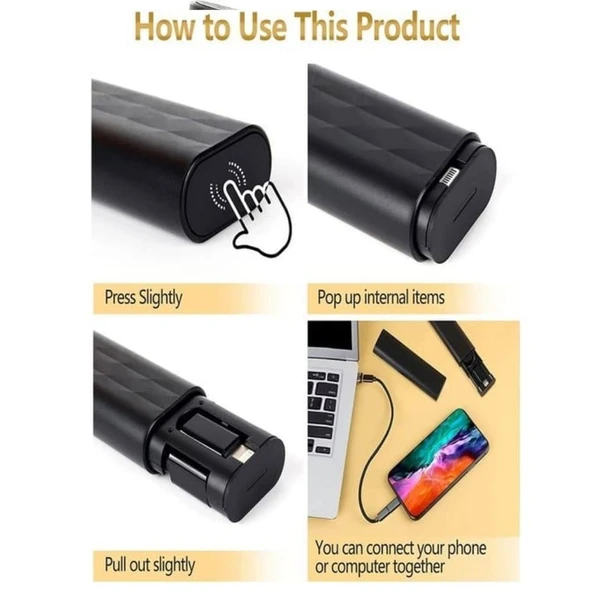 FH7 Çok Fonksiyonlu Type-C USB Lightning Seyahat Adaptör Seti iOS Android Uyumlu - 3