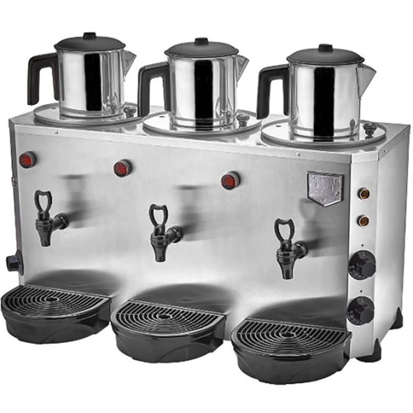 3 Demlikli Çay Makinası ürün görseli