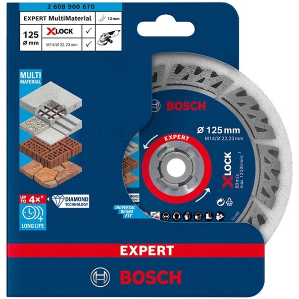 EXP X-LOCK MultiMaterial Elmas Kesme 125 mm - 2