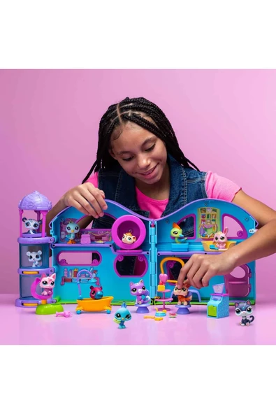 Minişlerin Renkli Dünyası: Littlest Pet Shop Delüks Oyun Seti ile Tanışın! - 7