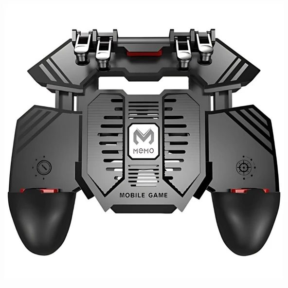 Coofbe 1200Mah Bataryalı 6 Parmak Telefon Soğutucu Nişan Tetik Tuşu Profesyonel Mobil Oyun Konsolu - 7