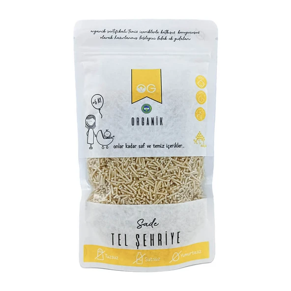 OG Organik Sütsüz Yumurtasız Tel Şehriye 180gr