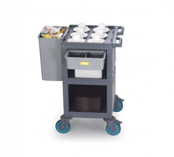 Çekmeceli Plastik Servis Arabası - Resim 3