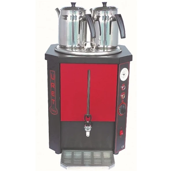 İki Demlikli Damacana Pompalı Çay Makinesi ürün görseli