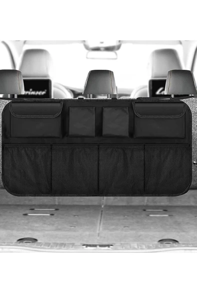 8 Cepli Araba Koltuk Arkası Eşya Düzenleyici Organizer Araç Bagaj Çantası Oto Içi Çanta Aksesuar - 8