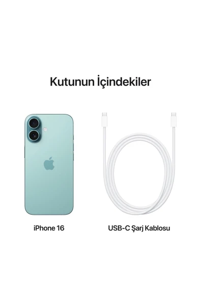 Apple iPhone 16 256GB Deniz Mavisi - 6