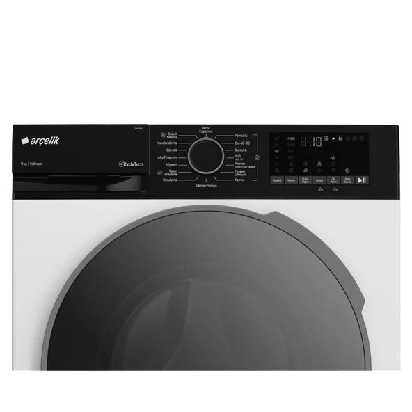 Arçelik 11140 MX 1400 Devir 11 kg Çamaşır Makinesi - 6