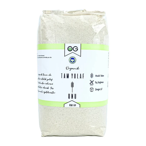 OG Organik Tam Yulaf Unu 650gr