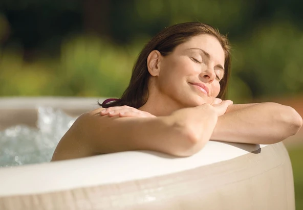 İNTEX 28428EX 6 KİŞİLİK SAHARA YUVARLAK SPA SETİ - 4