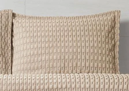 Merinos Modern Twist 3 Parça Çift Kişilik Battaniye Seti Kutulu 220x240 Mocha - Resim 3