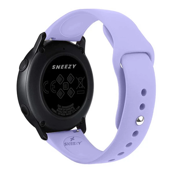 Sneezy Huawei Watch GT5 41mm İle Uyumlu Yumuşak PureLux Soft Silikon Kordon  Light Rose - Resim 2
