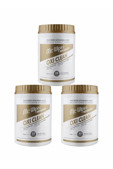 FARMASİ 3'LÜ MR. WİPES PERFORMANS OXİ CLEAN LEKE ÇIKARICI 1000 GR