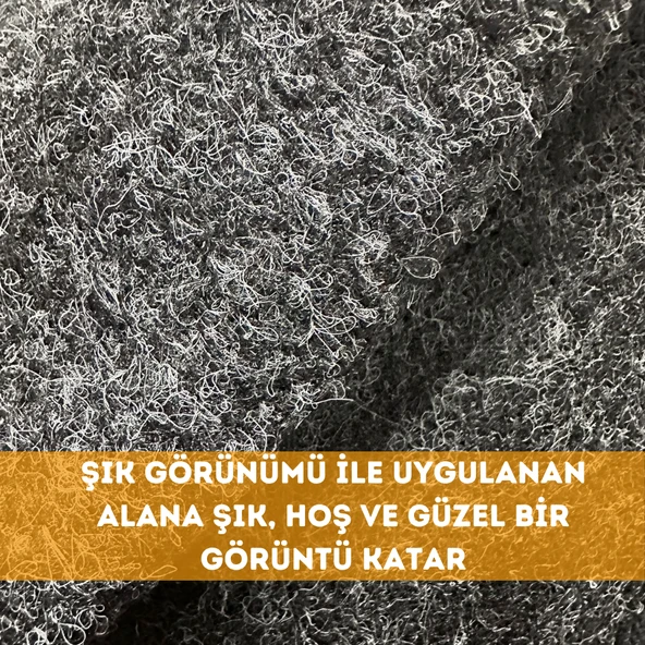 BEYLİNİ Kendinden Yapışkanlı Kapı Kaplaması Keçe Oto Zemin Bagaj Çatı Dayanıklı Uzun Ömürlü Araç Kaplama 3mm - 4