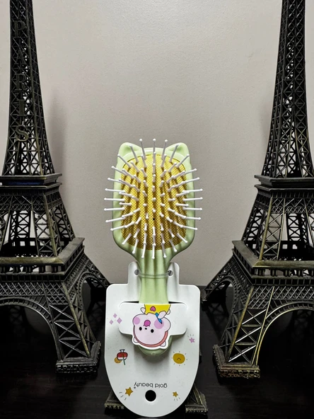 Fontenay Bebek Tarağı Bebek Saç Fırçası Yeşil Renk ürün görseli