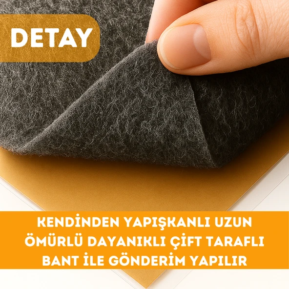 BEYLİNİ Kendinden Yapışkanlı Torpido Kaplaması Keçe Oto Zemin Kapı Bagaj Çatı Dayanıklı Uzun Ömürlü Araç Kaplama 3mm - 2