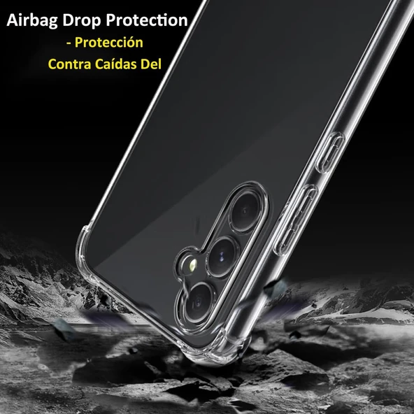 Samsung Galaxy A26 Uyumlu Darbe Önleyici Sararmaya Dayanıklı Airbag Korumalı Ultra Slim TPU Şeffaf Silikon Kılıf - 9