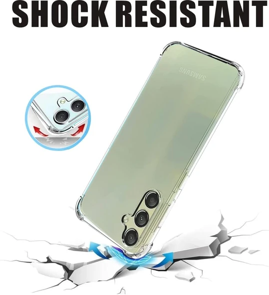 Samsung Galaxy A26 Uyumlu Darbe Önleyici Sararmaya Dayanıklı Airbag Korumalı Ultra Slim TPU Şeffaf Silikon Kılıf - 5