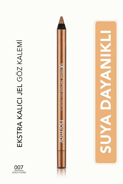 FLORMAR EXTREME TATTOO GEL PENCIL 07 GOLD STORM