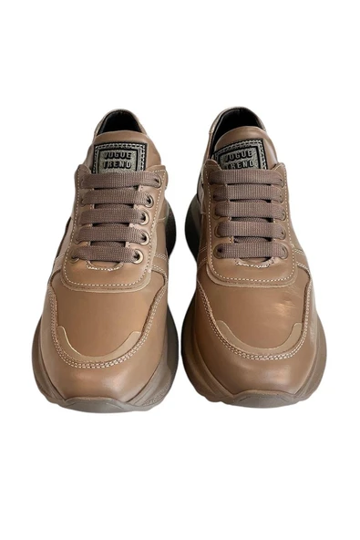 Vizon Hakiki Deri Comfort Taban Sneaker - 3