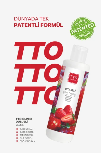 TTO Clinic Çilek Tazeliği Duş Jeli Panthenol İle Cildinizi Onarın - Resim 4