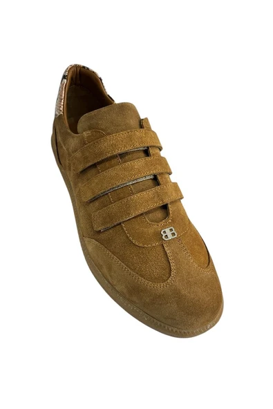Taba Hakiki Süet Deri Comfort Taban Sneaker - 2