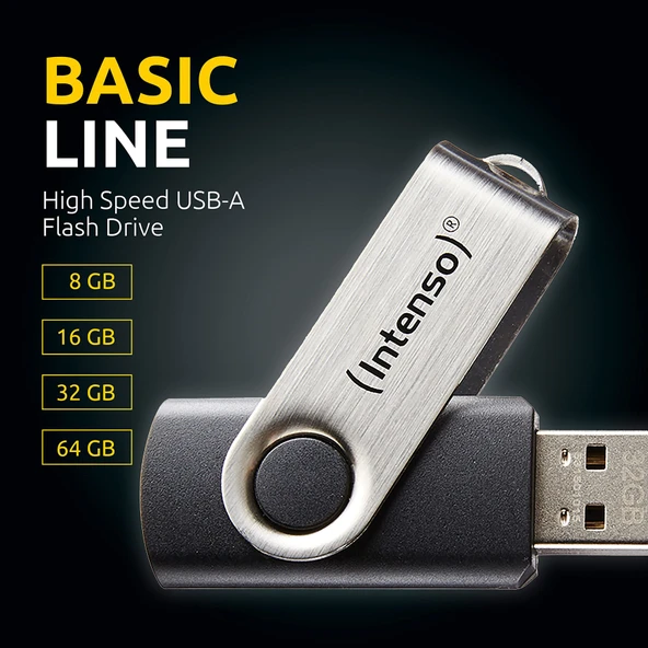 Intenso USB Stick Basic Line 64GB 4034303022823 - 4