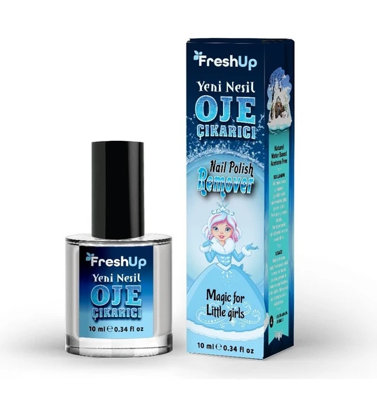 FRESH UP YENİ NESİL DOĞAL ÇOCUK OJE ÇIKARICI NATUREL KOKUSUZ 10 ML