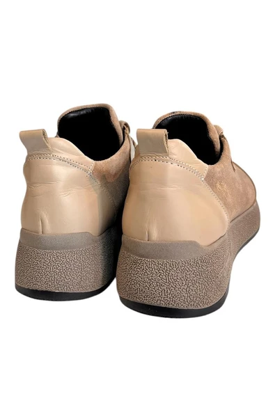 Vizon Hakiki Deri Süet  Comfort Taban Günlük Ayakkabı - 4