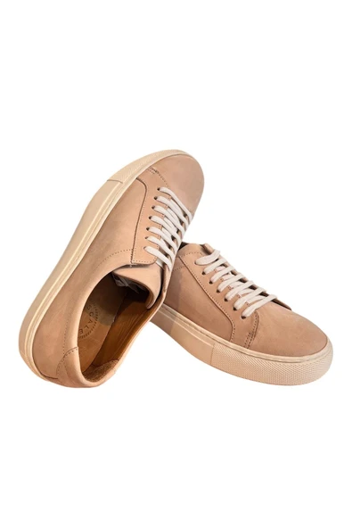 Pudra Hakiki Deri Comfort Taban Sneaker - 5