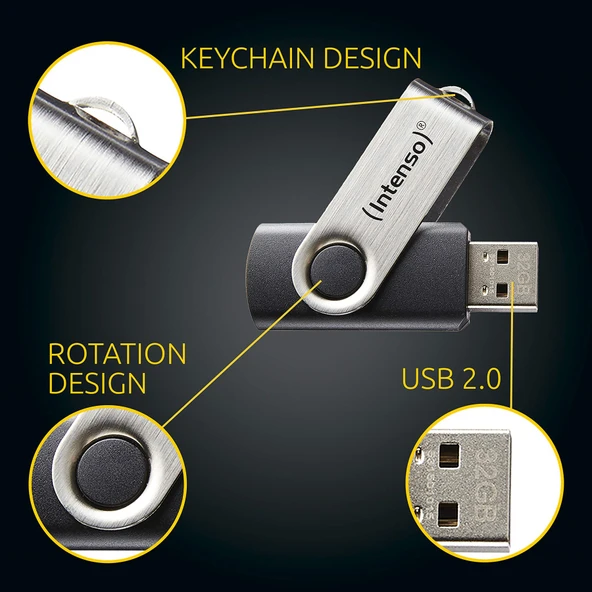 Intenso USB Stick Basic Line 64GB 4034303022823 - 5