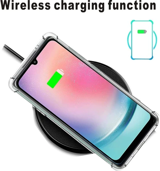 Samsung Galaxy A26 Uyumlu Darbe Önleyici Sararmaya Dayanıklı Airbag Korumalı Ultra Slim TPU Şeffaf Silikon Kılıf - 6