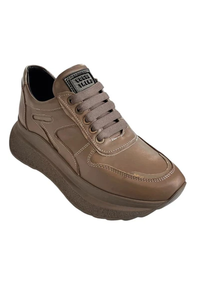 Vizon Hakiki Deri Comfort Taban Sneaker - 2