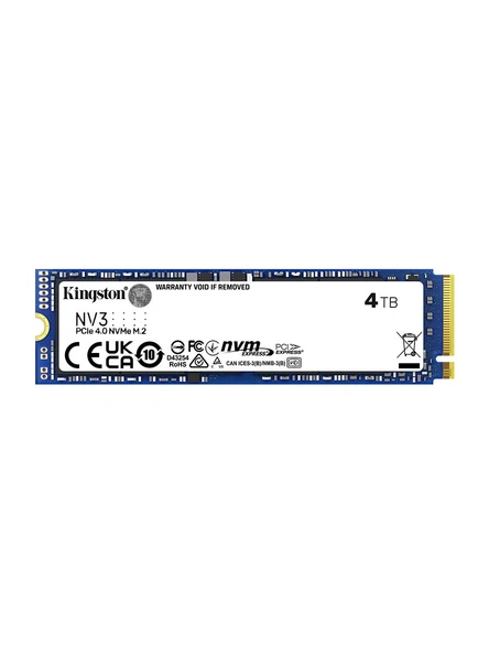 Kingston NV2 4TB 6000/5000MB/s PCIe 4 NVMe M.2 SSD Disk SNV3S/4000G - 3