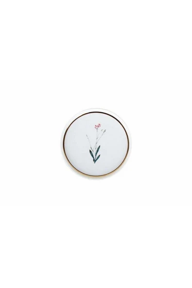 Botanical Desen4 Tekli Düz Tabak 18cm