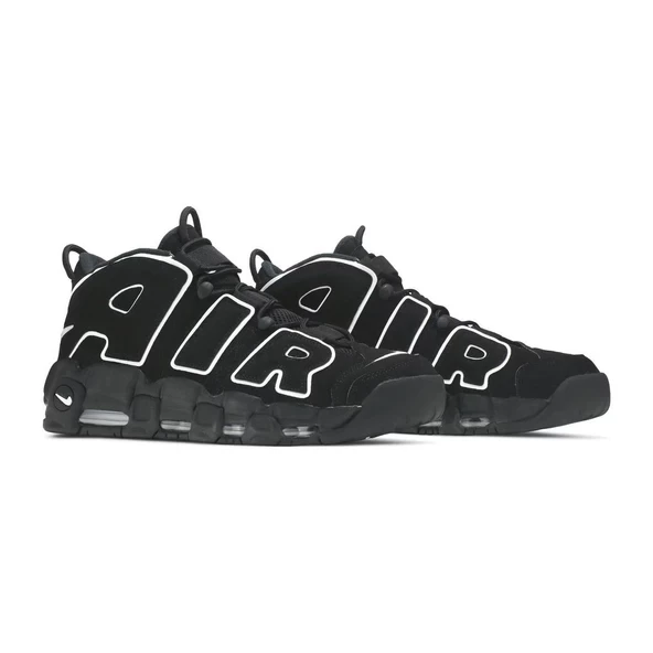 Nike Air More Uptempo Black White - 3
