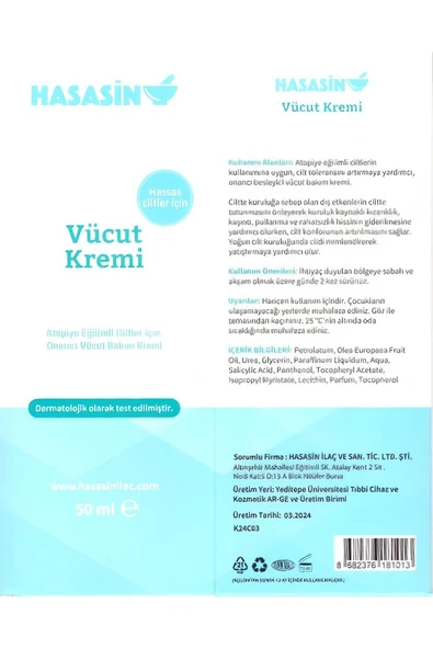 HASASİN VÜCUT KREMİ 50 ML - 4