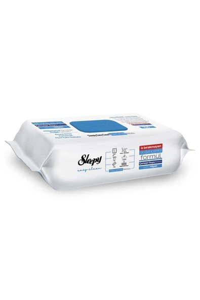 Sleepy Easy Clean Çamaşır Suyu Katkılı Yüzey Temizlik Havlusu 100 Adet - Resim 2