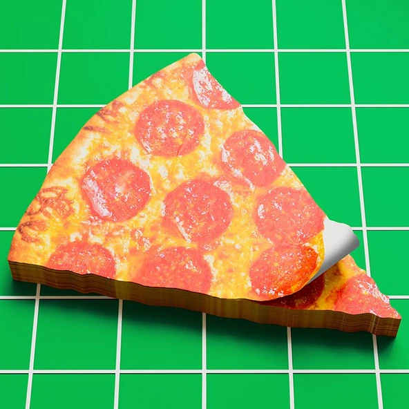 Mustard Pizza Sticky Not Kağıdı - 3