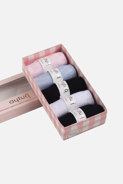 Aytuğ Kadın Modal 5 Çift Özel Kutulu Kısa Konç 33009