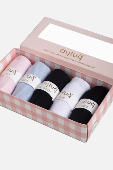 Aytuğ Kadın Modal 5 Çift Özel Kutulu Kısa Konç 33009 - 3