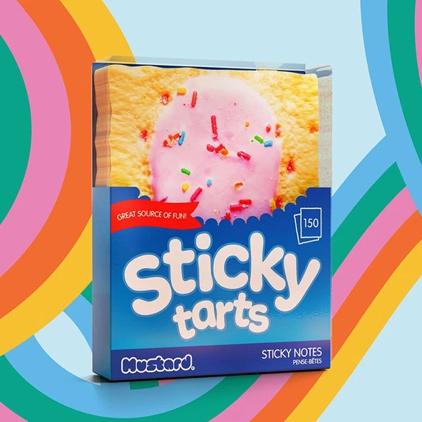Mustard Pop Tarts Sticky Not Kağıdı - 2