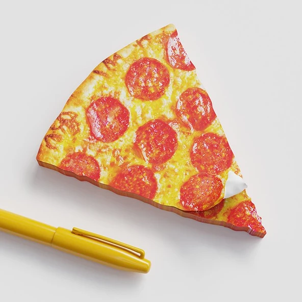 Mustard Pizza Sticky Not Kağıdı - 4