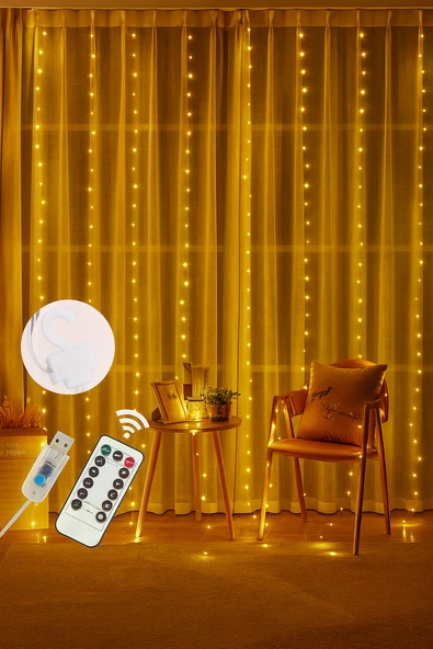 Su Geçirmez LED Dize Işıklar Uzakta Kumandalı Parti Düğün Ev Dekorasyonu için Zamanlayıcı 300 LED - 5
