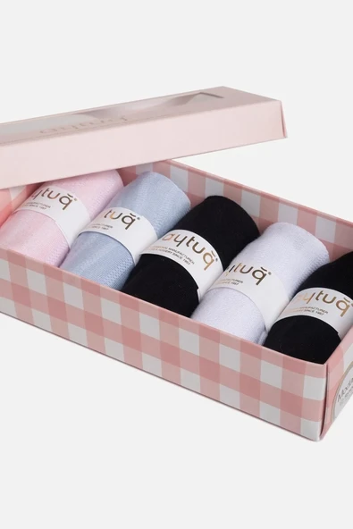 Aytuğ Kadın Modal 5 Çift Özel Kutulu Kısa Konç 33009 - 2