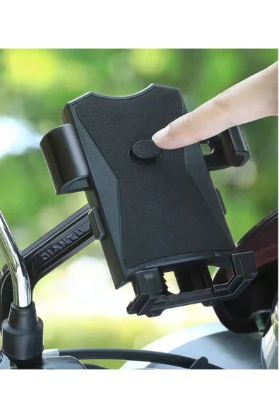 Motosiklet İçin Gidon Bağlantılı Telefon Tutucu N1 ürün görseli 1